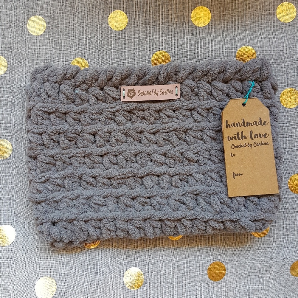 Handmade Crochet Personal Planner Size Pouch/Cozie